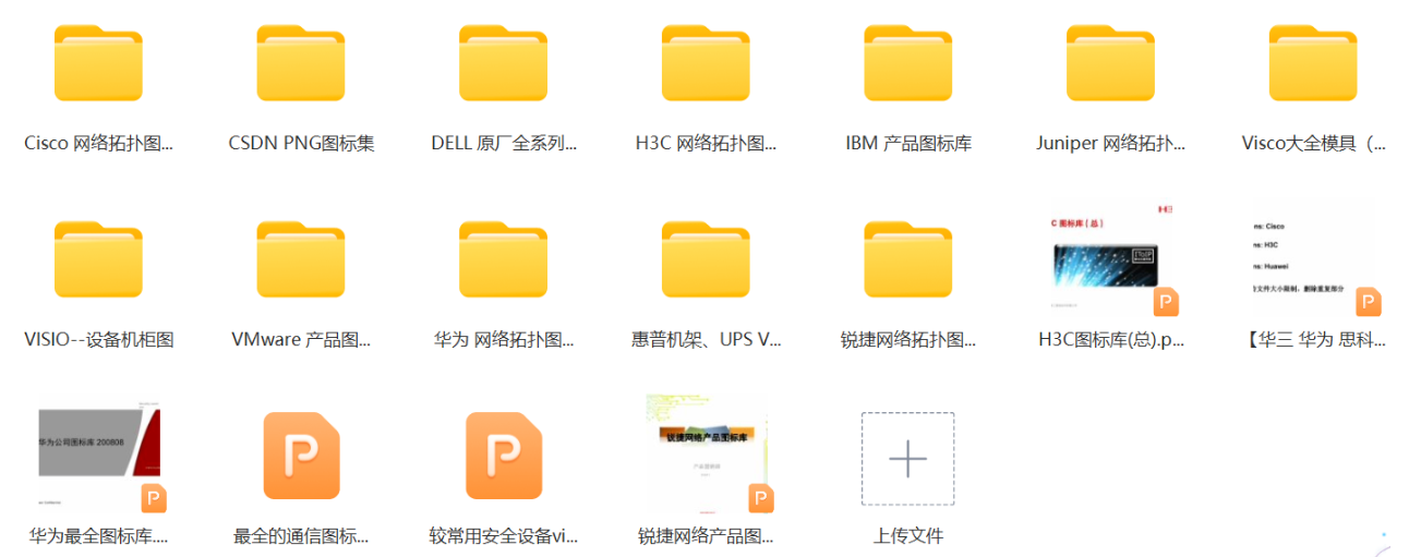 方案图标库汇总【华为H3C思科Juniper锐捷DELL惠普IBM等】-李白你好