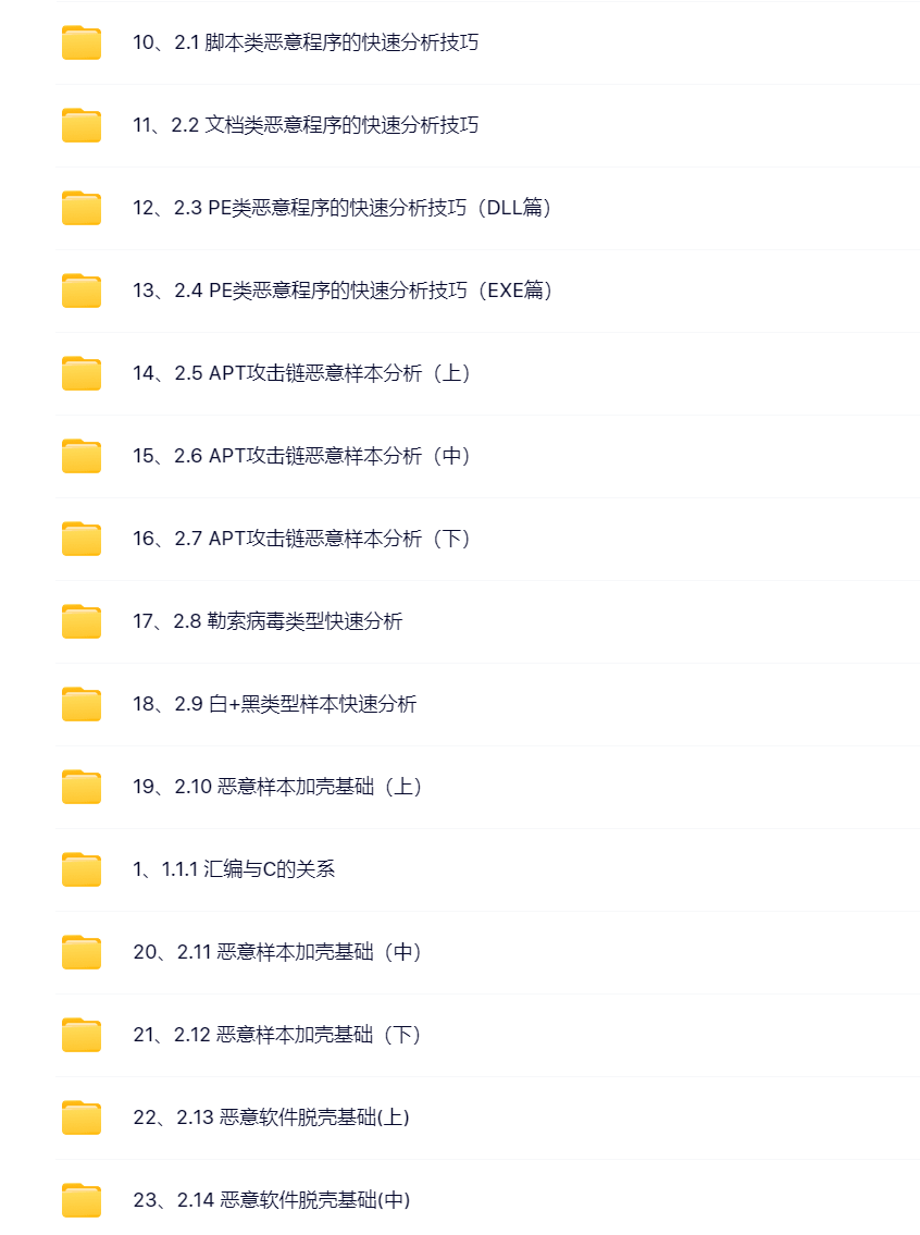 Windows逆向安全进阶版视频教程-李白你好