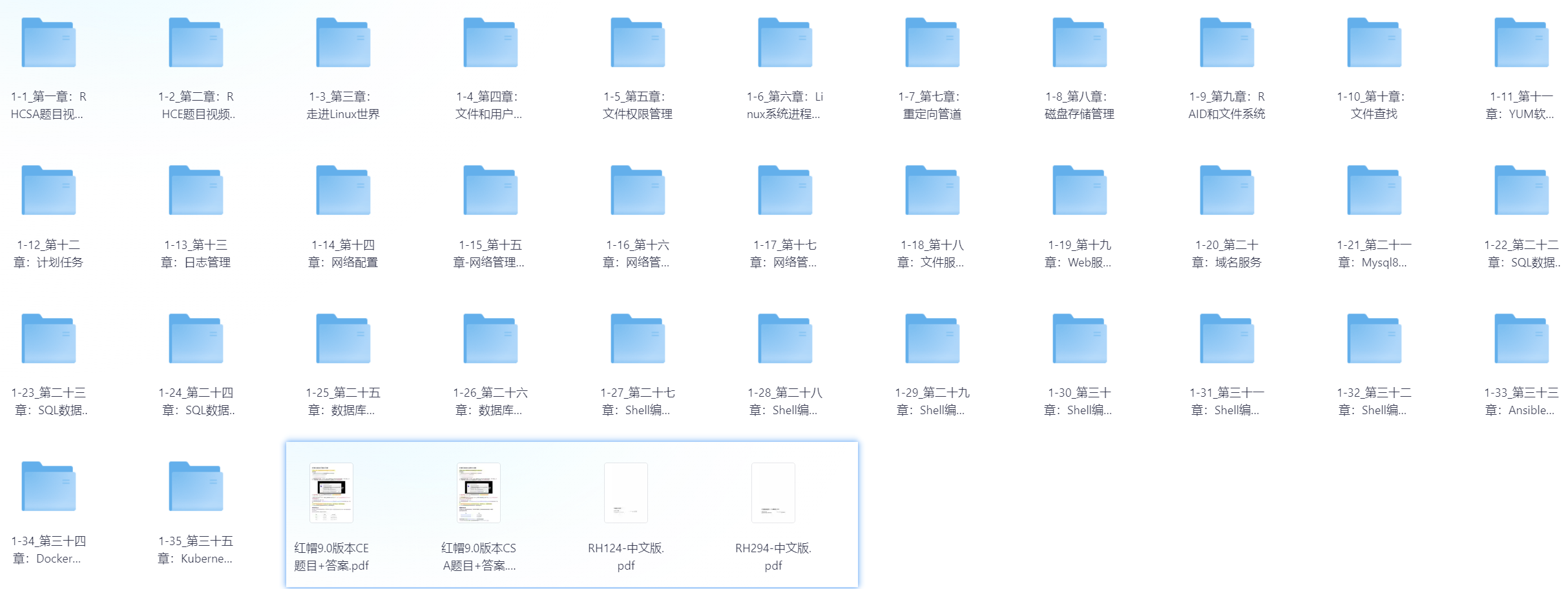 红帽9.0版本RHCSA\RHCE认证培训+附赠基础视频+考前辅导（含考试费）-李白你好
