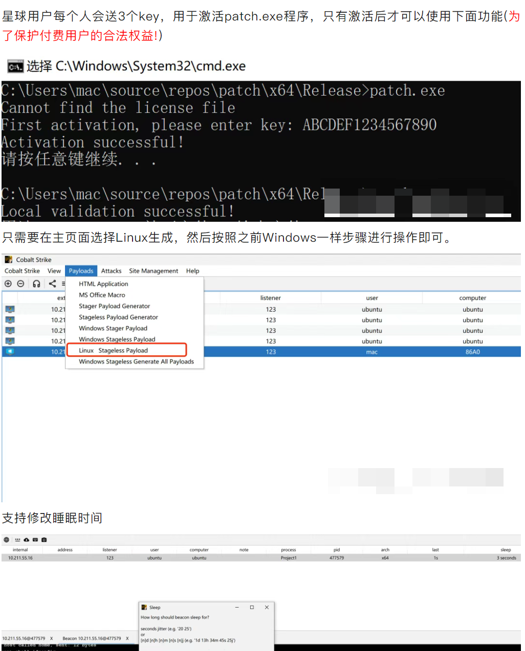 某安全团队专版Cobaltstrike4.9.1 | 支持Linux上线【投稿】-李白你好