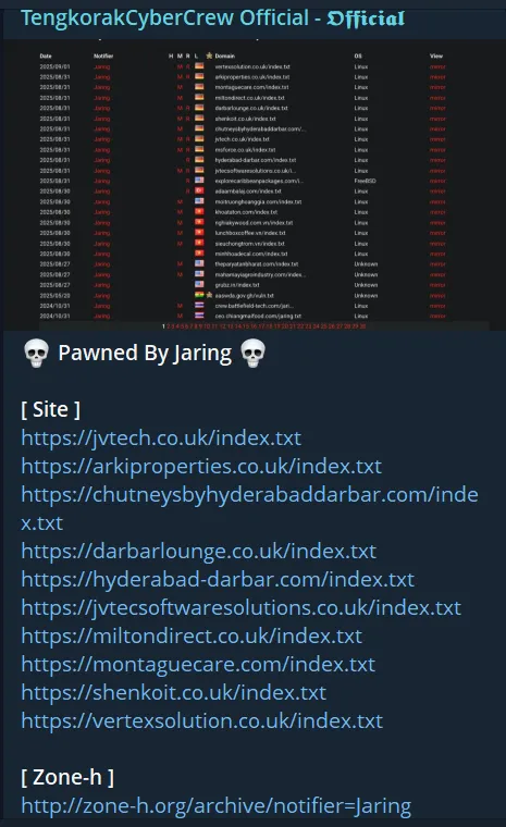 活跃于东南亚地区，尤其以马来西亚为中心的黑客组织 Tengkorak Cyber Crew李白你好-实战攻防李白你好