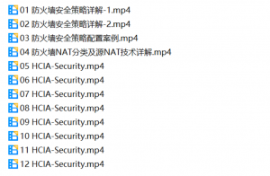 QYT 华为HCIA-Security V4.0培训视频教程【共12集】李白你好-实战攻防李白你好